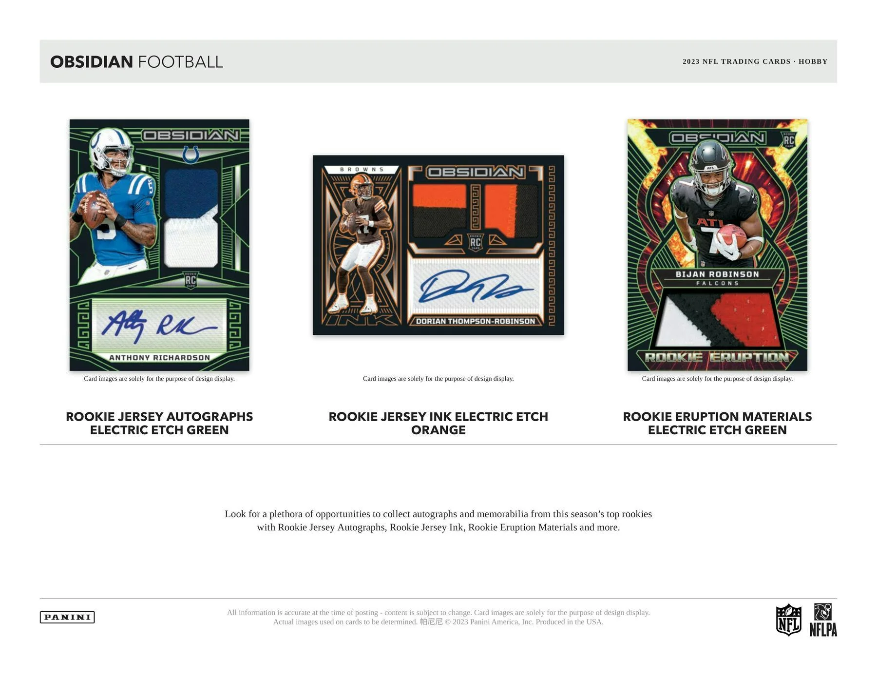 2023 Panini Obsidian Football Hobby Box - Image 4