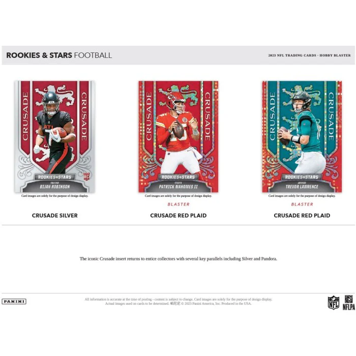 2023 Panini Rookies & Stars Football Hobby Blaster Box - Image 3