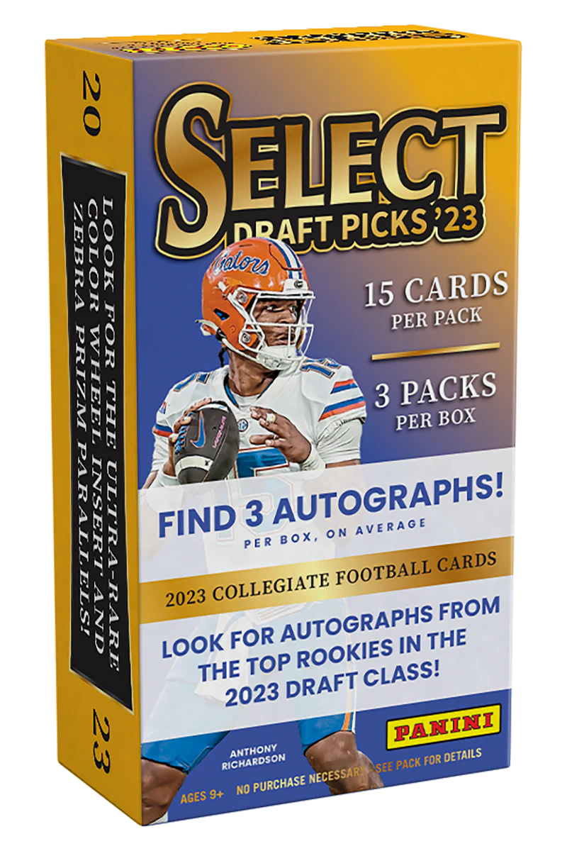 2023 Panini Select Draft Picks Collegiate Football Hobby Box