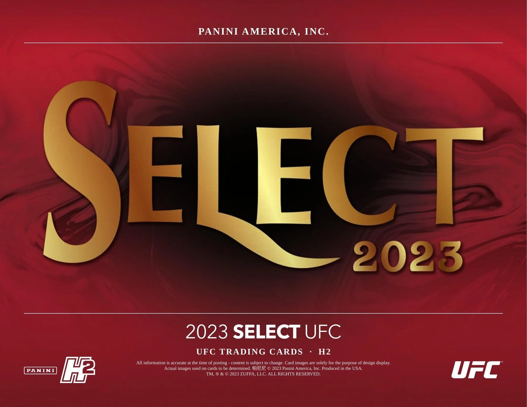 2023 Panini Select UFC H2 Hybrid Hobby Box - Image 2
