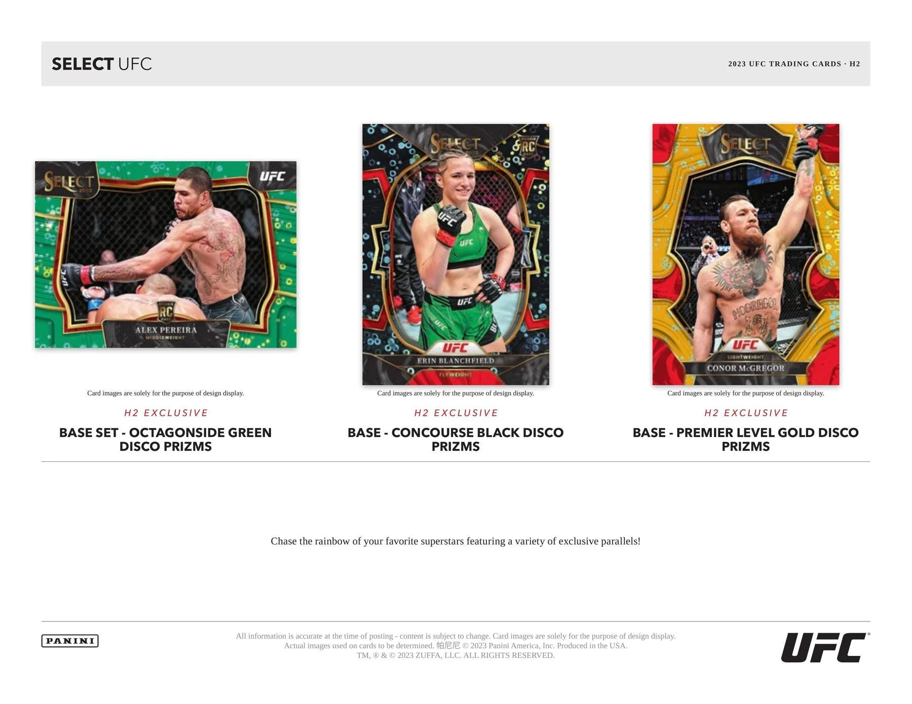 2023 Panini Select UFC H2 Hybrid Hobby Box - Image 3