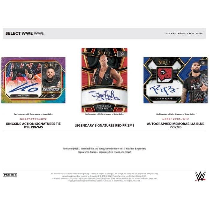 2023 Panini Select WWE Hobby Box - Image 4
