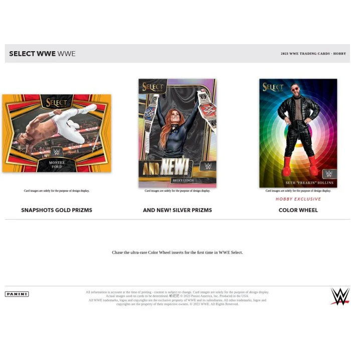 2023 Panini Select WWE Hobby Box - Image 5