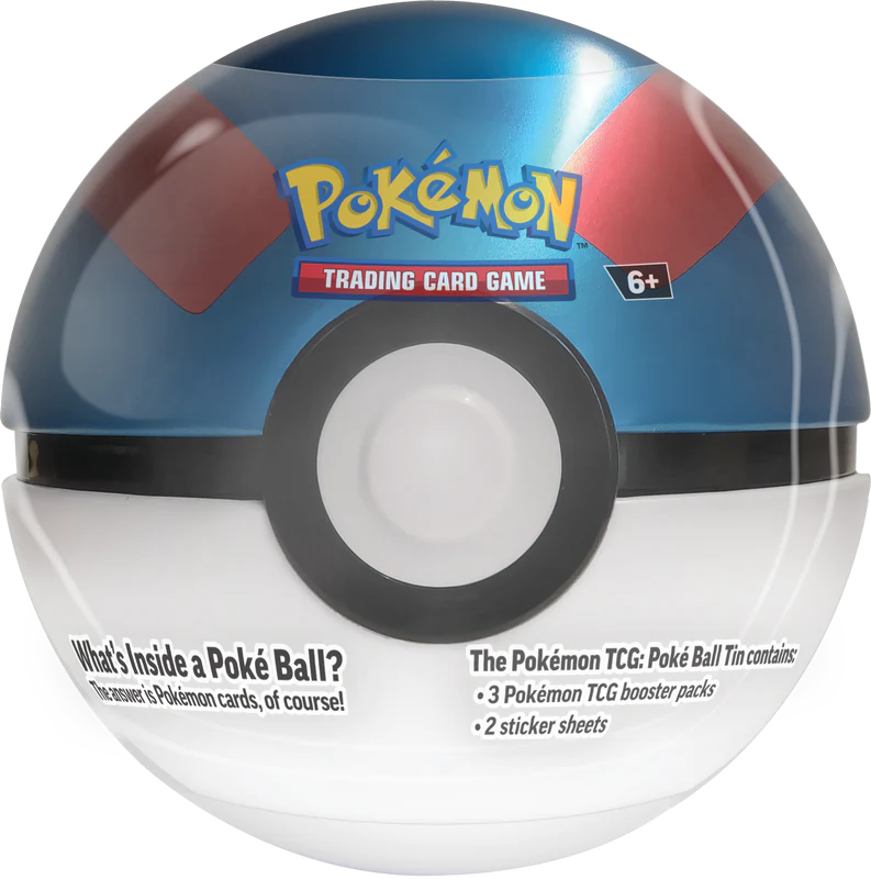 2023 Pokemon Poke Ball Tin Case Q3 (6 Poke Balls) - Image 2
