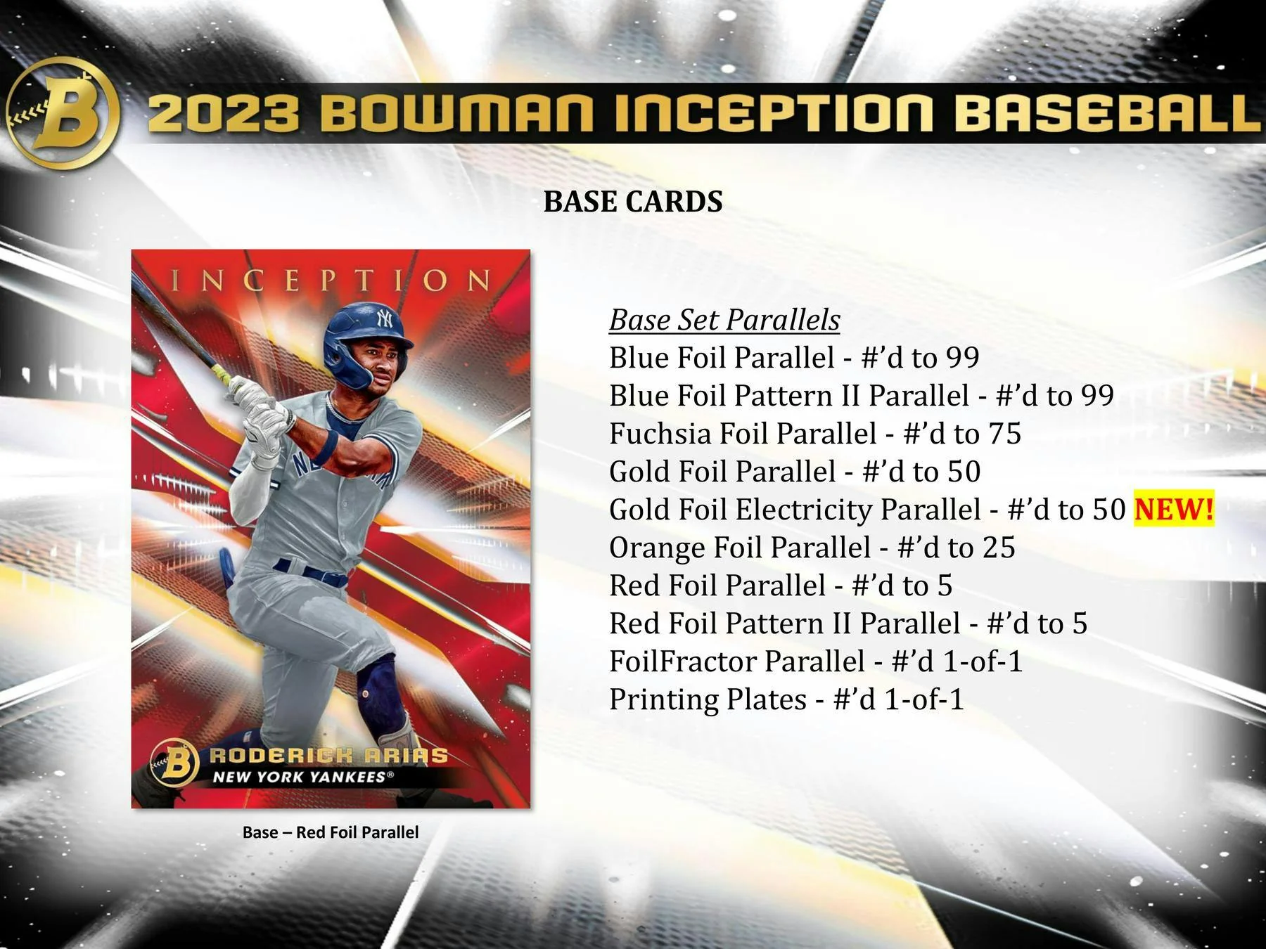 2023 Topps Bowman Inception Baseball Hobby Box - Image 4