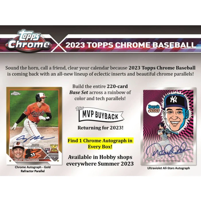 2023 Topps Chrome Baseball Hobby Box - Image 2