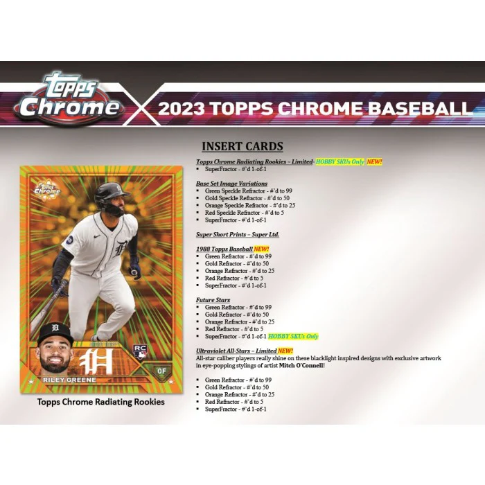 2023 Topps Chrome Baseball Hobby Jumbo Box - Image 5