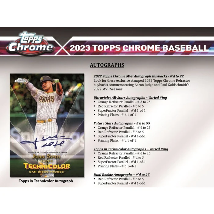 2023 Topps Chrome Baseball Hobby Jumbo Box - Image 8
