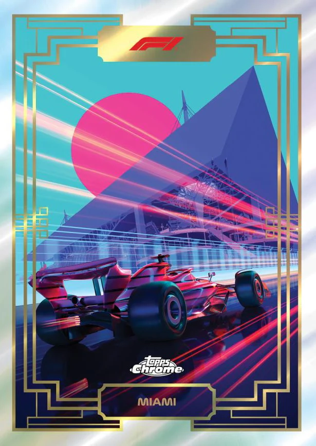 2023 Topps Chrome Formula 1 Racing Hobby Box - Image 3