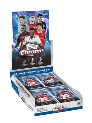 2023 Topps Chrome UEFA Club Competitions Hobby Box