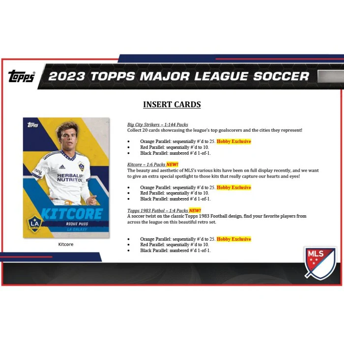 2023 Topps MLS Major League Soccer Hobby Box - Image 4