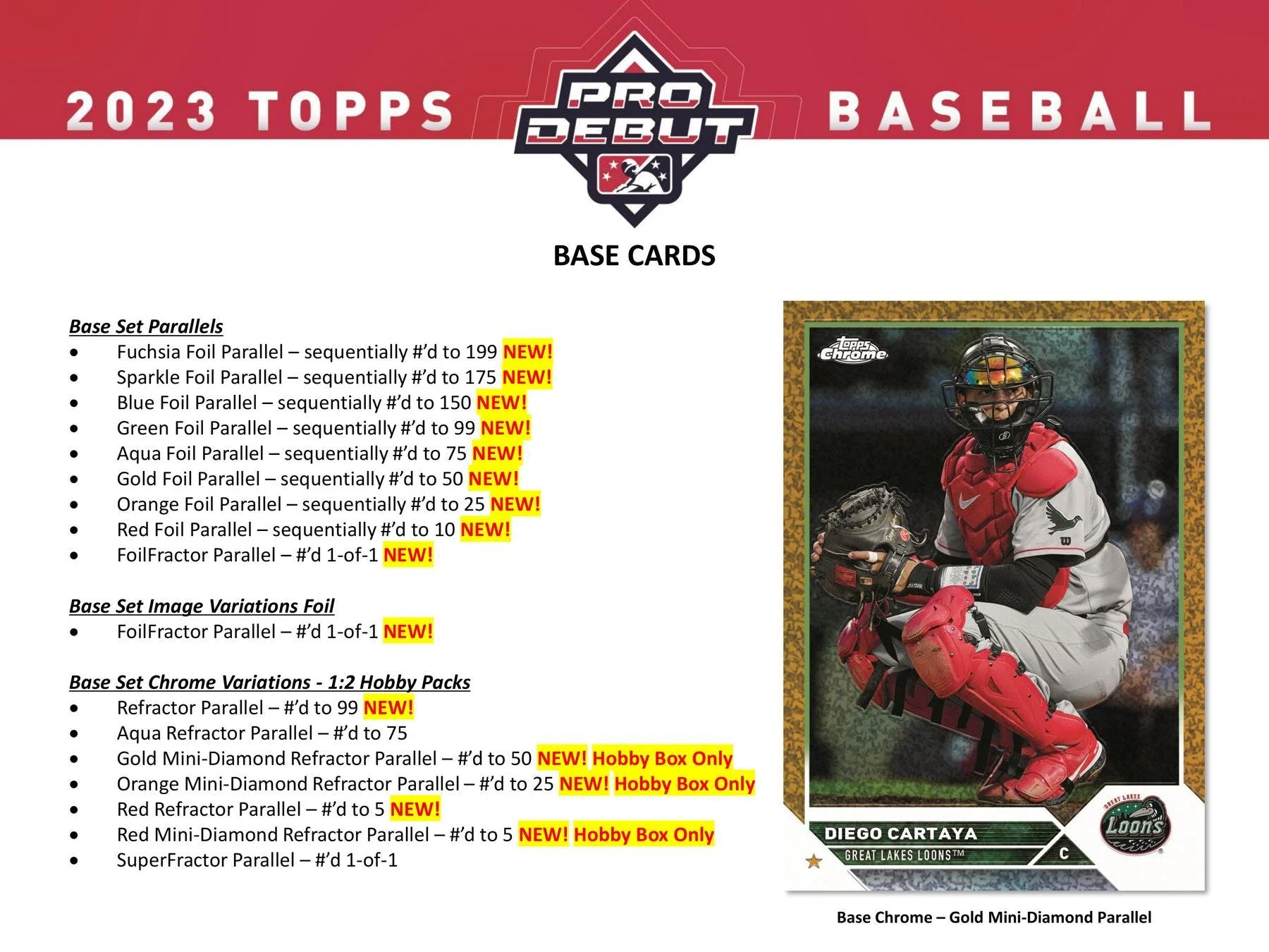 2023 Topps Pro Debut Baseball Hobby Box - Image 3