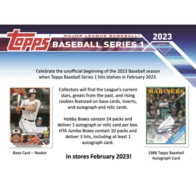 2023 Topps Series 1 Baseball Jumbo Box - Image 2