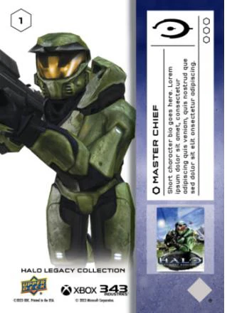 2023 Upper Deck Halo Legacy Trading Cards Hobby Box - Image 5
