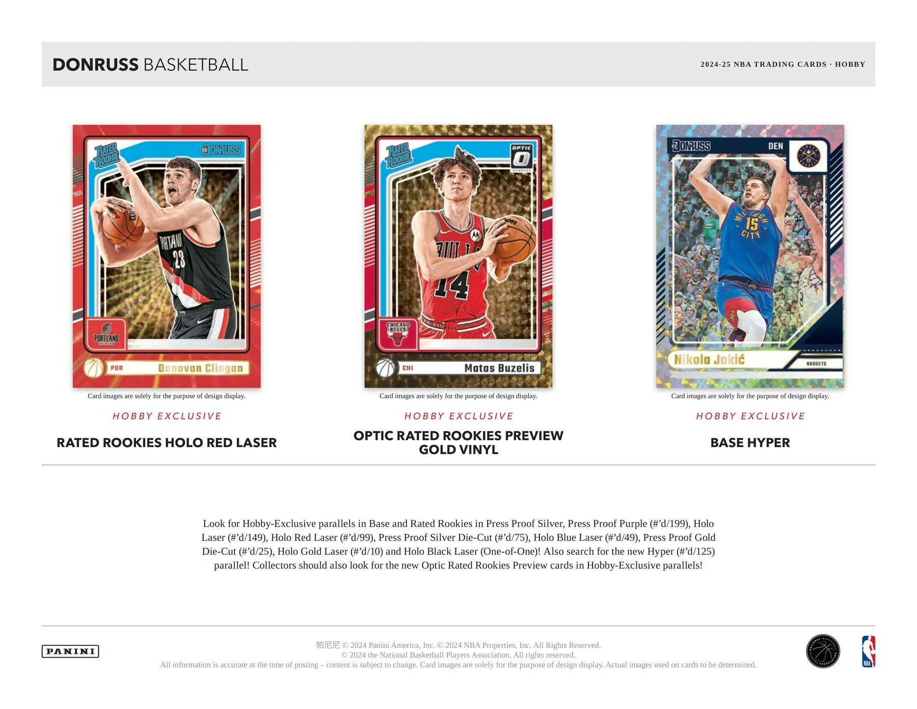 2024-25 Panini Donruss Basketball Hobby Box - Image 5