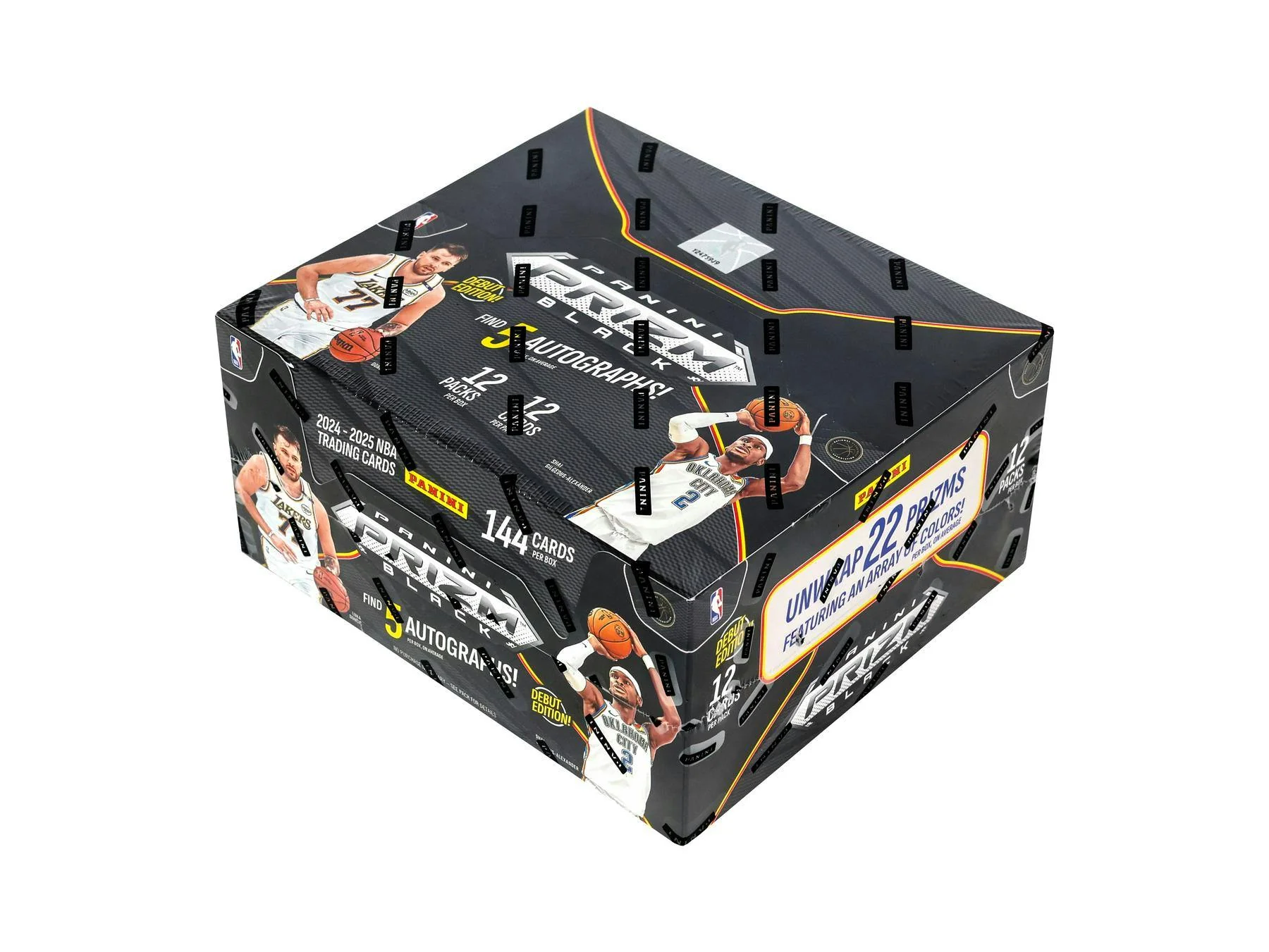 2024-25 Panini Prizm Black Basketball Hobby Box
