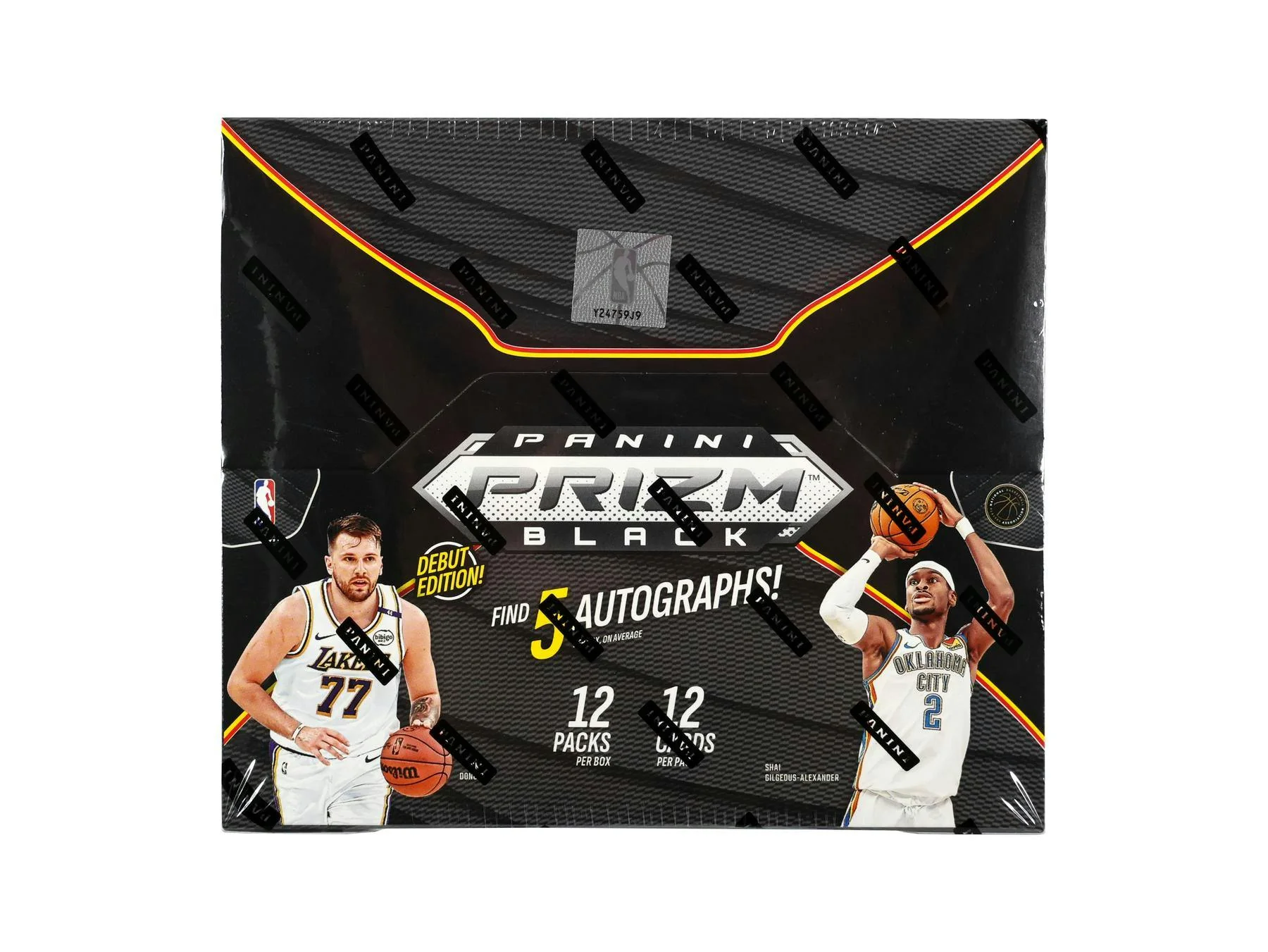 2024-25 Panini Prizm Black Basketball Hobby Box - Image 2