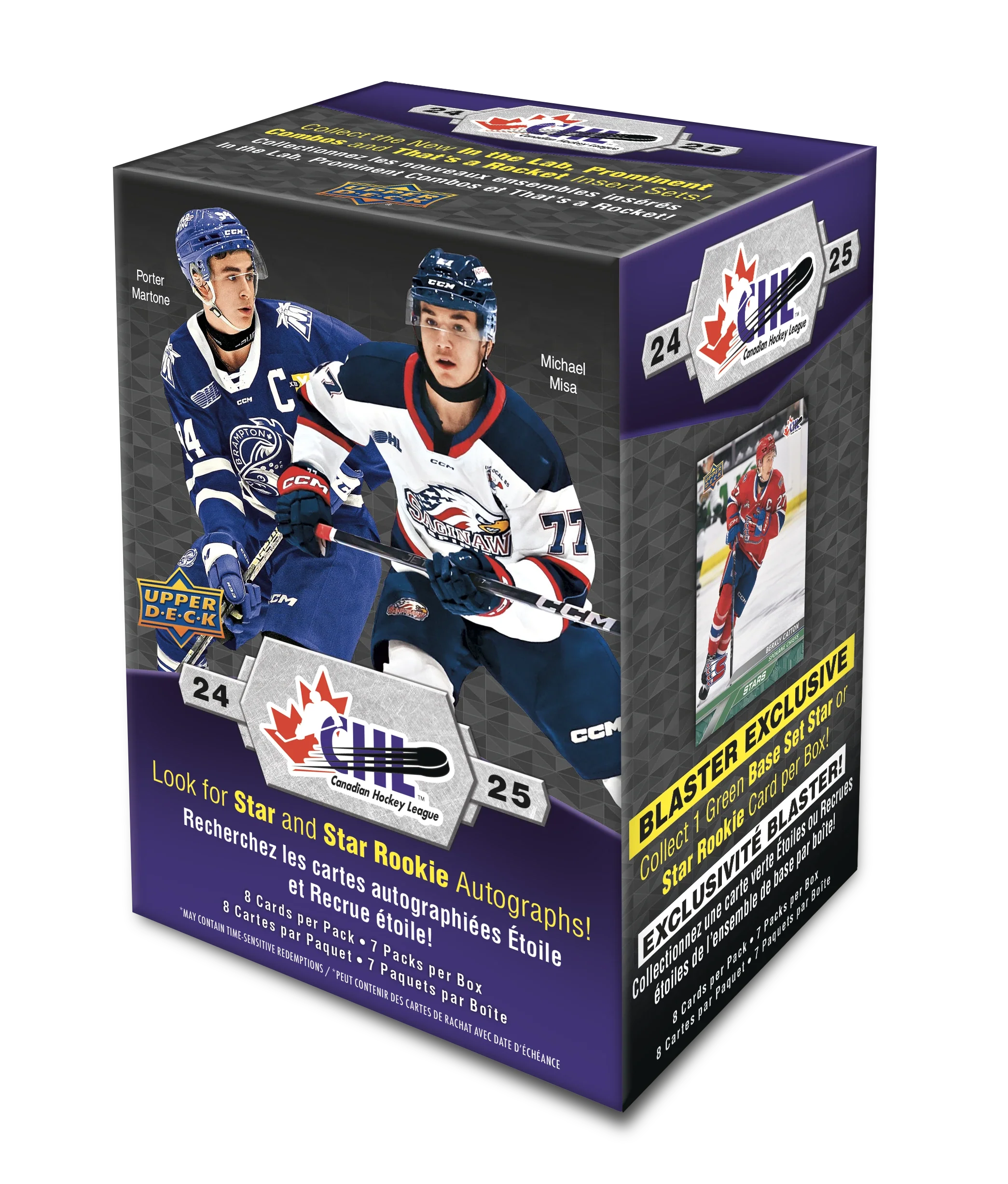2024-25 Upper Deck CHL Hockey Blaster Case (Case of 20 Boxes)