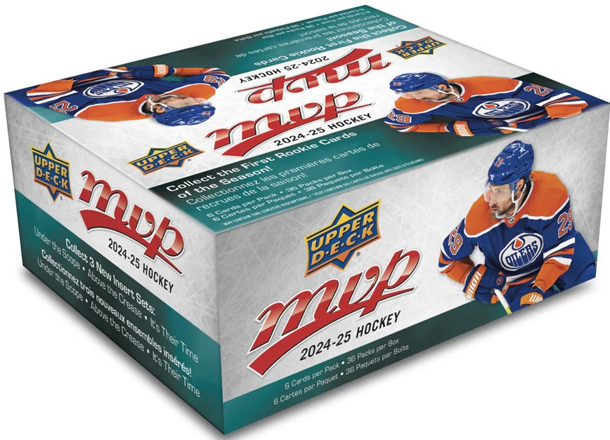 2024-25 Upper Deck MVP Hockey Retail Box (Case of 20 Boxes)