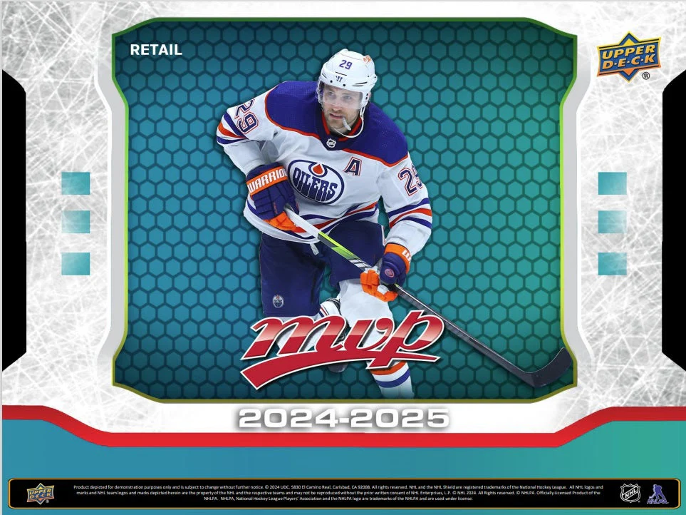 2024-25 Upper Deck MVP Hockey Retail Box (Case of 20 Boxes) - Image 2