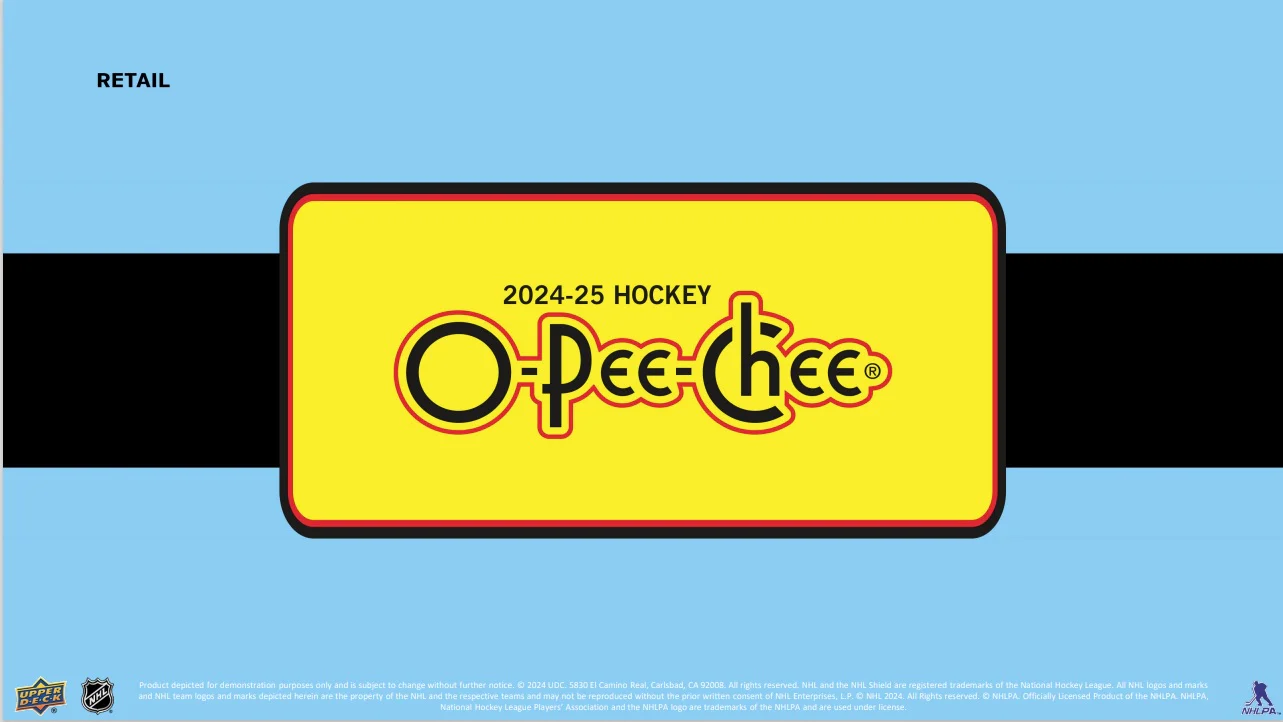 2024-25 Upper Deck O-Pee-Chee Hockey Blaster Case (Case of 20 boxes)