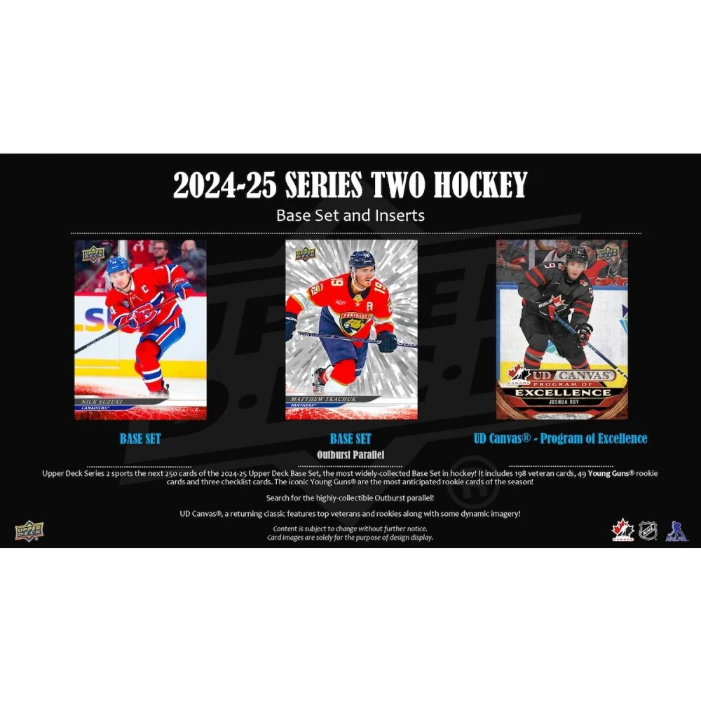 2024-25 Upper Deck Series 2 Hockey Blaster Box - Image 3