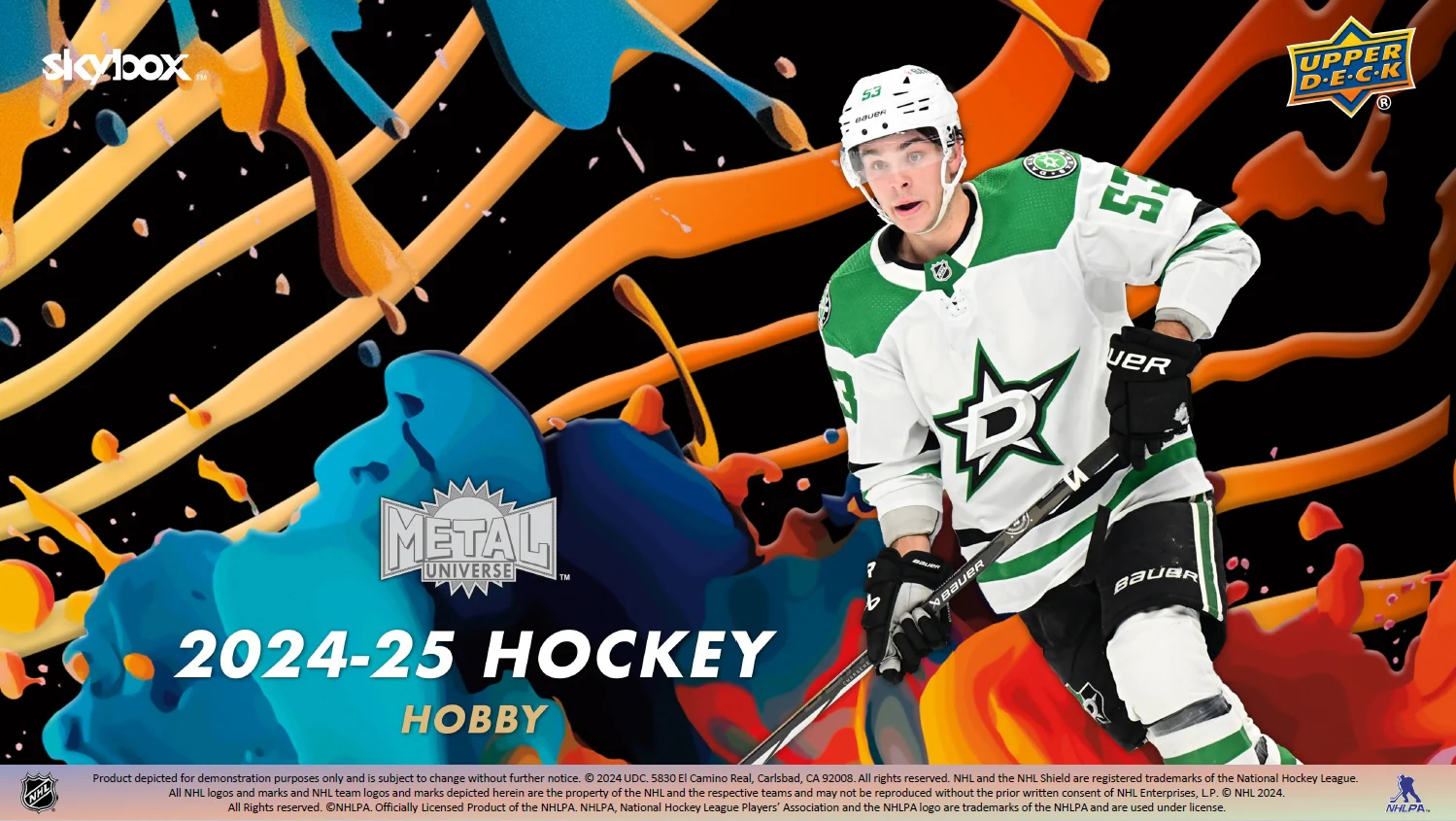 2024-25 Upper Deck Skybox Metal Universe Hockey Hobby Case (Case of 16 Boxes)