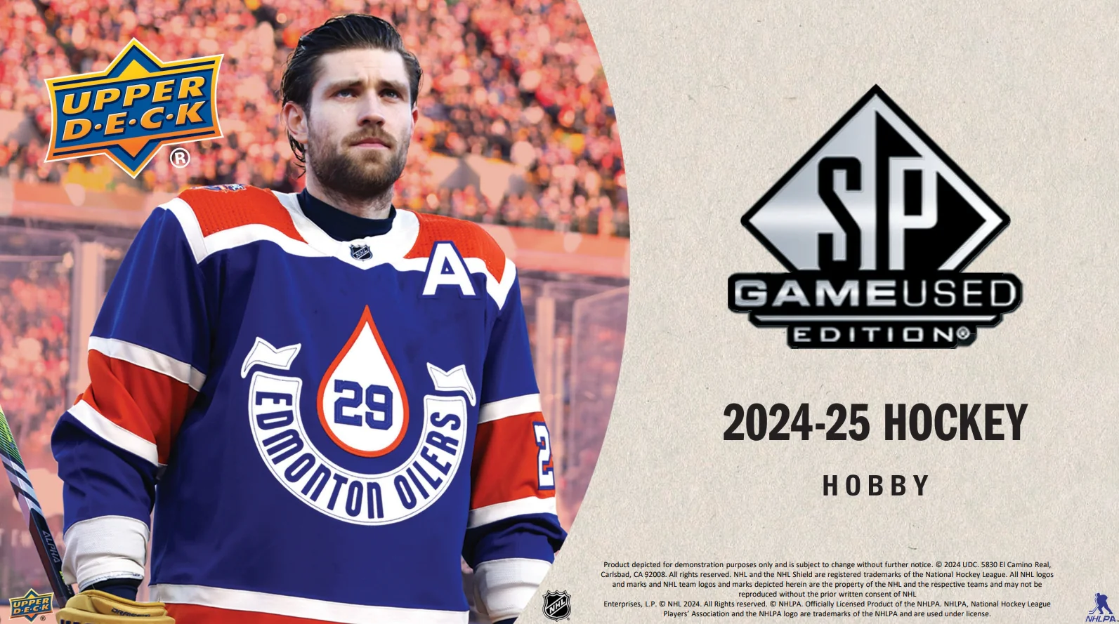2024-25 Upper Deck SP Game Used Hockey Hobby Box - Image 2