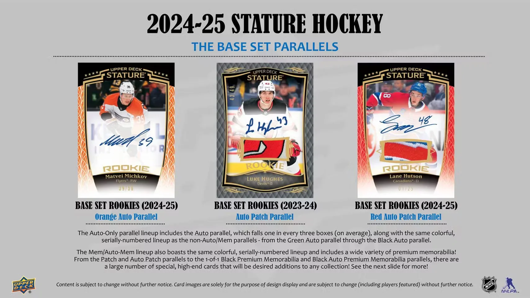 2024-25 Upper Deck Stature Hockey Hobby Box - Image 4