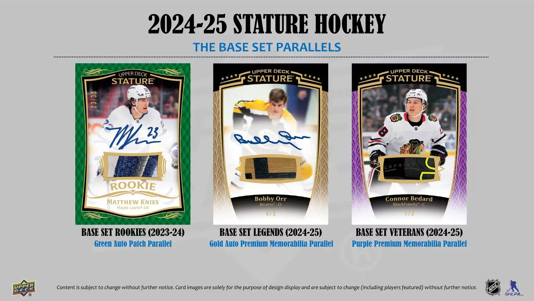 2024-25 Upper Deck Stature Hockey Hobby Box - Image 5