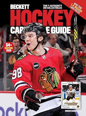 2024 Beckett Hockey Card Annual Price Guide 34th Edition