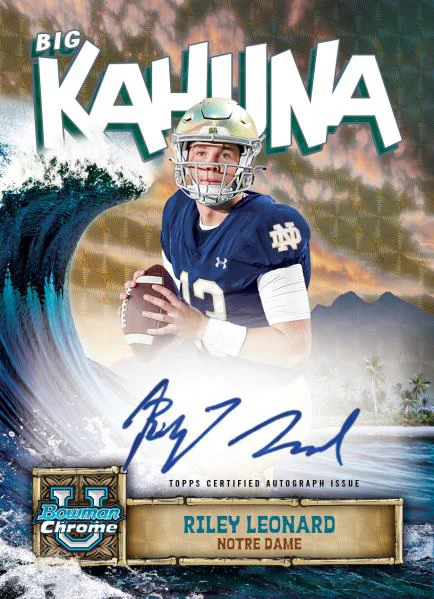 2024 Bowman Chrome University Football Hobby Box - Image 7