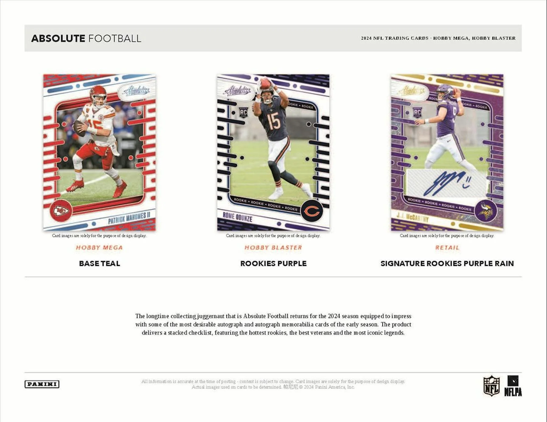 2024 Panini Absolute Football Hobby Mega Box - Image 4