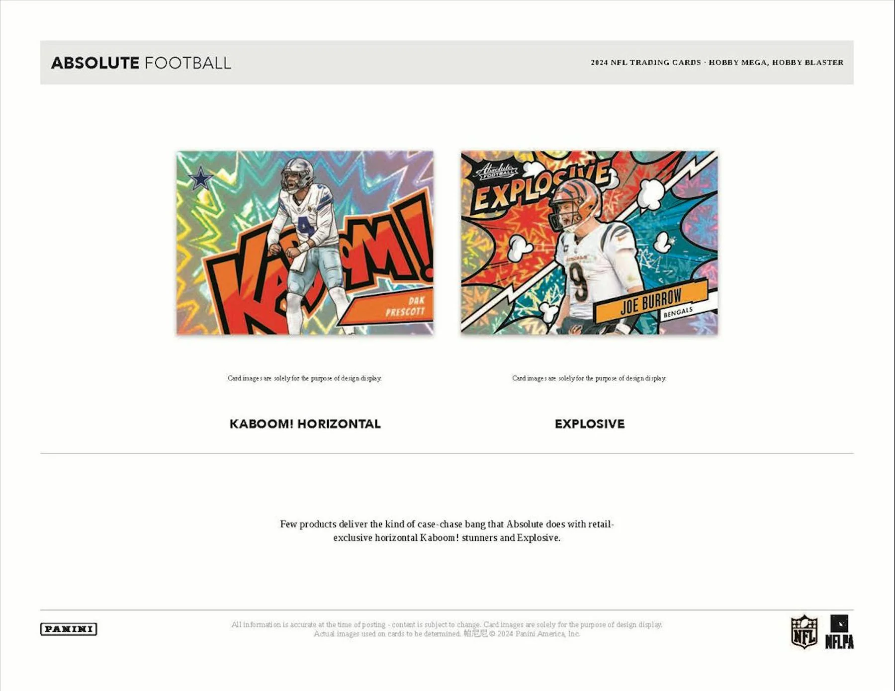2024 Panini Absolute Football Hobby Mega Box - Image 6