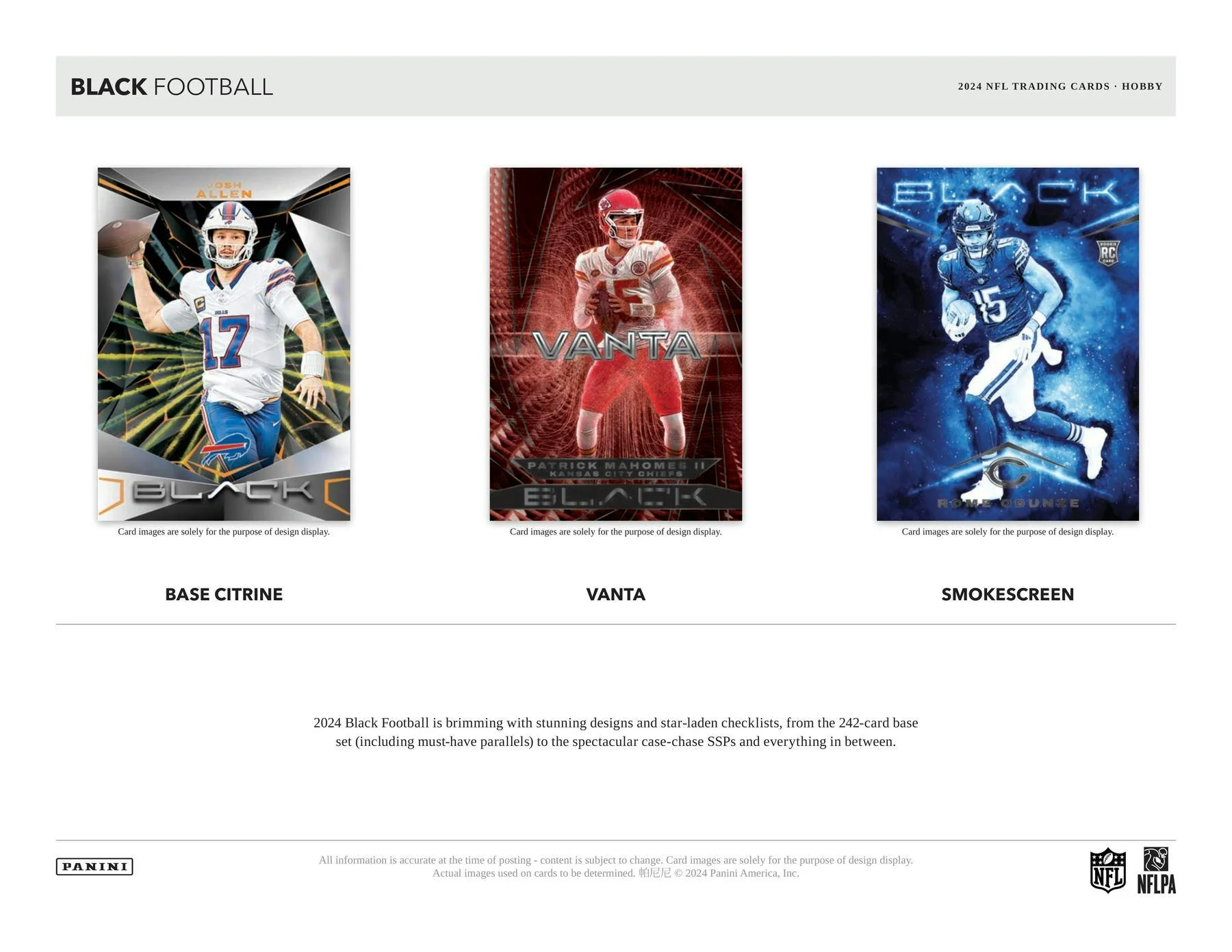2024 Panini Black Football Hobby Box - Image 4