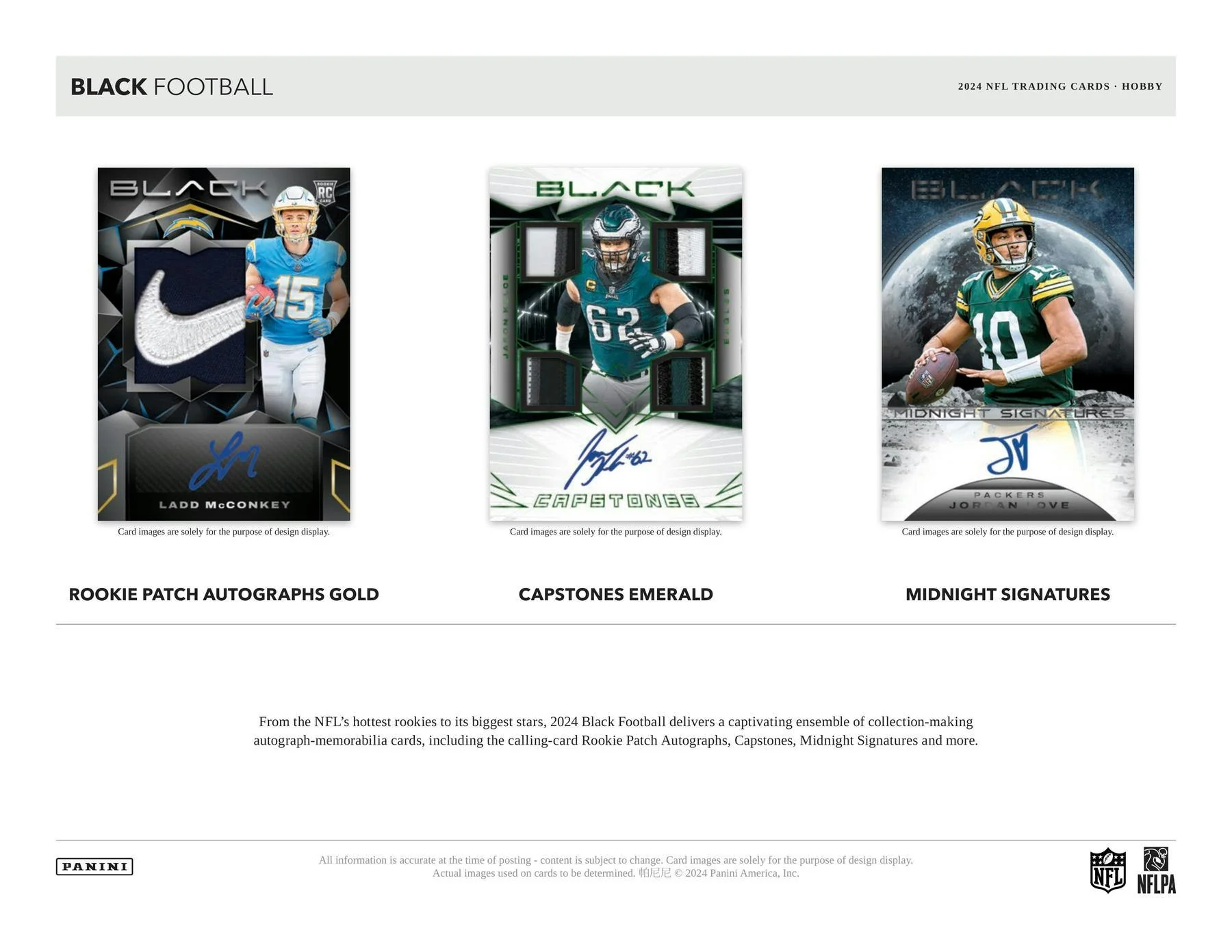 2024 Panini Black Football Hobby Box - Image 5