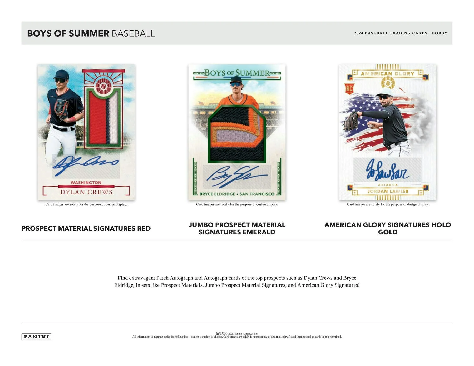 2024 Panini Boys of Summer Baseball Hobby Box - Image 4