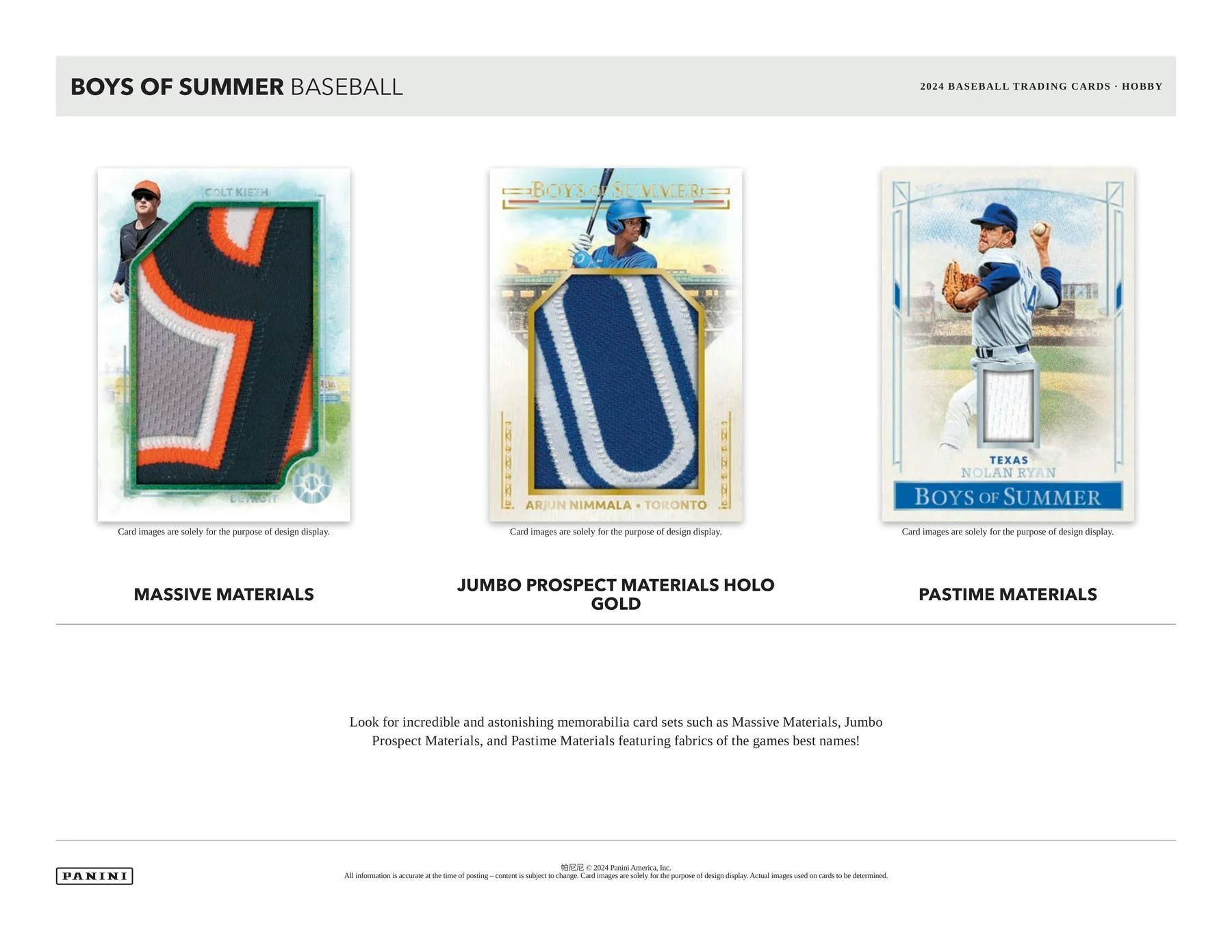 2024 Panini Boys of Summer Baseball Hobby Box - Image 6