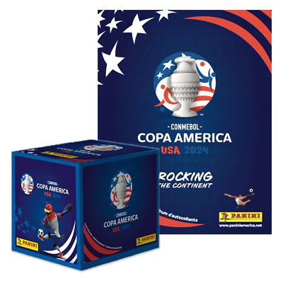 2024 Panini COPA America Soccer Stickers Box and Album