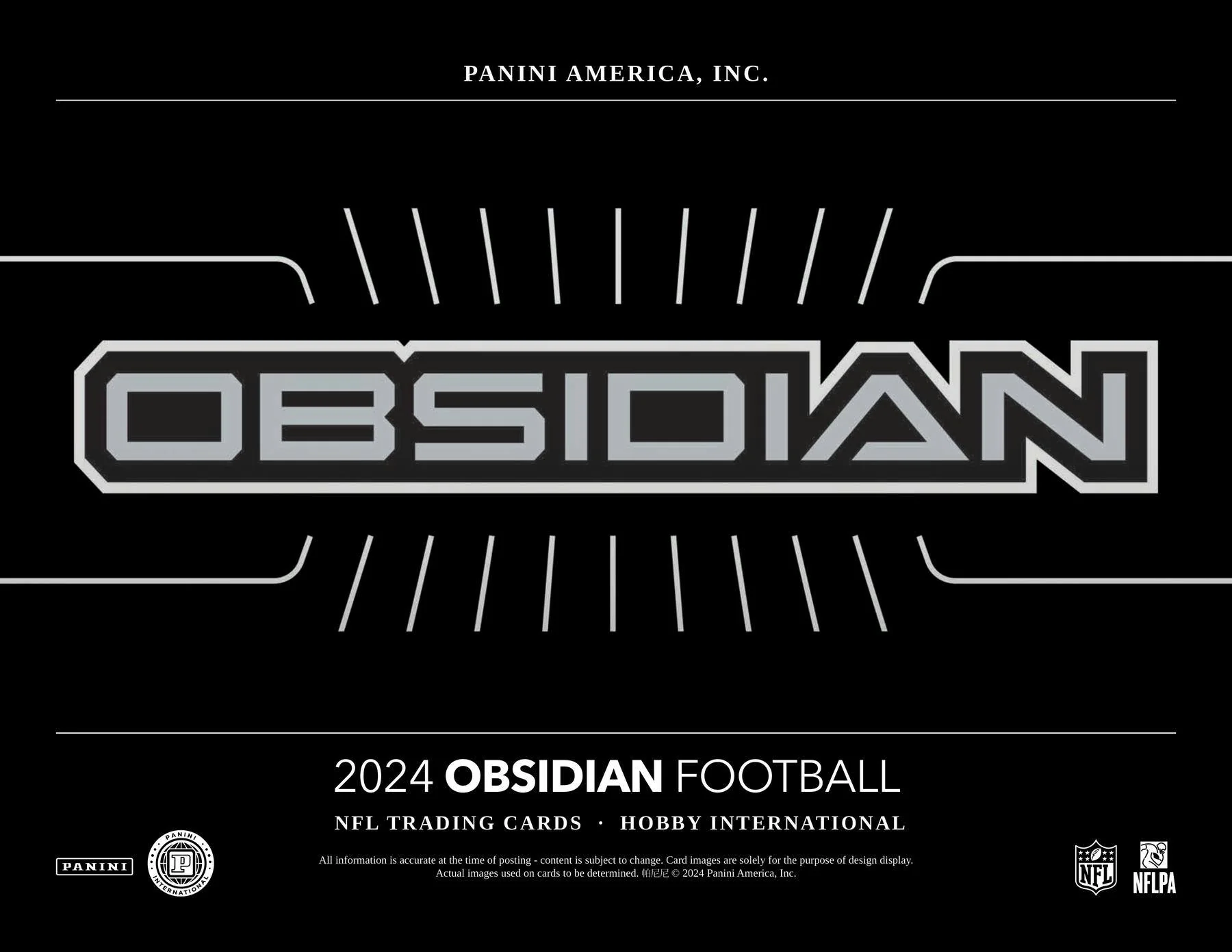 2024 Panini Obsidian Football International Hobby Box - Image 6