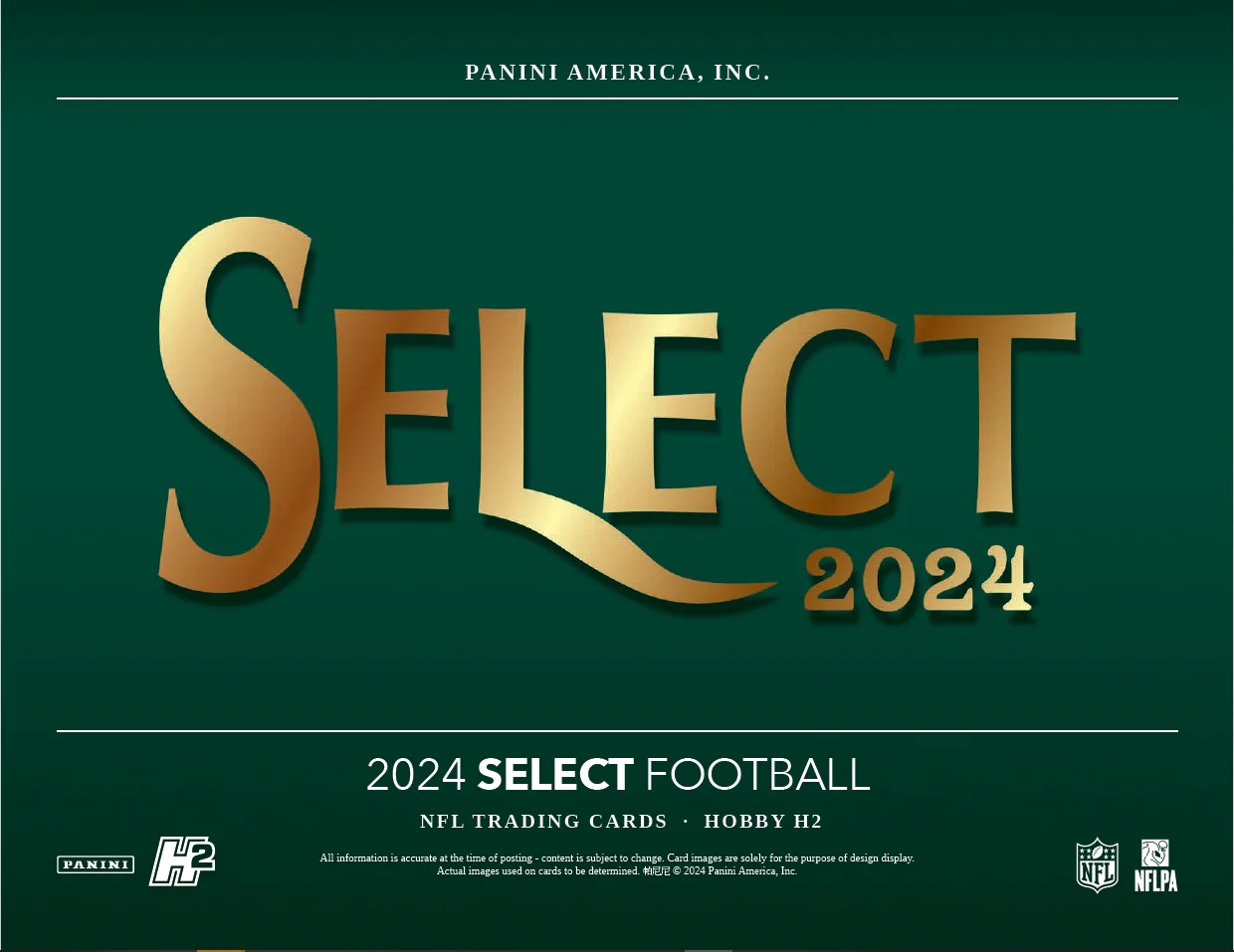 2024 Panini Select Football H2 Hobby Box - Image 3