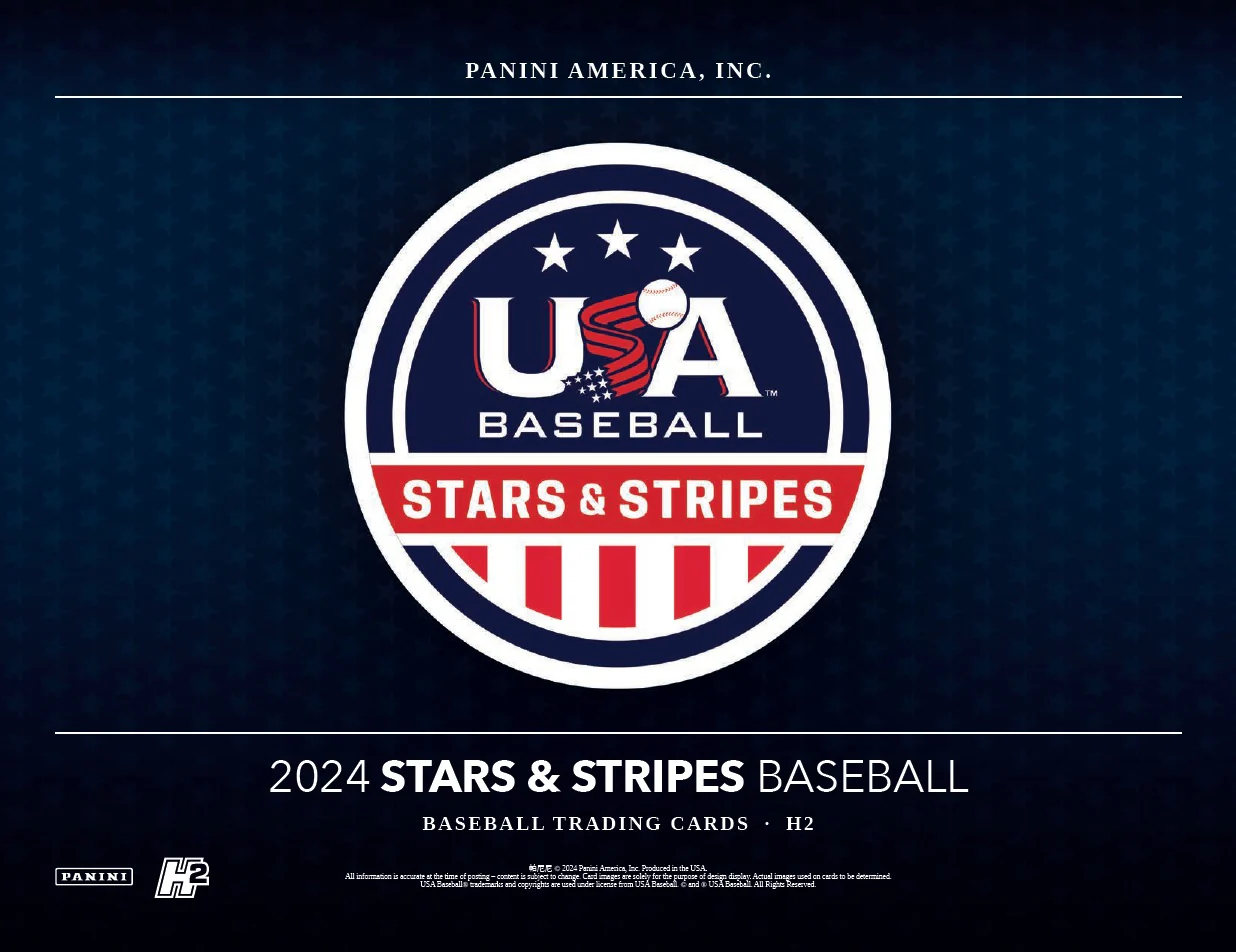 2024 Panini USA Stars and Stripes H2 Baseball Hobby Box - Image 2