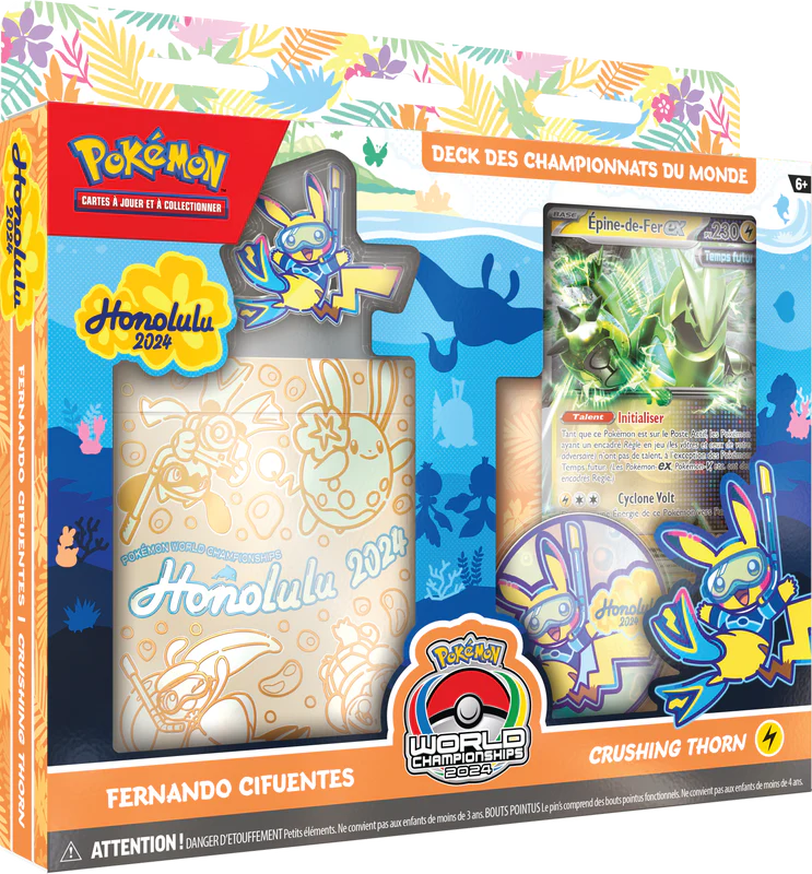 2024 Pokemon World Championship Deck (Set of 4)(French)