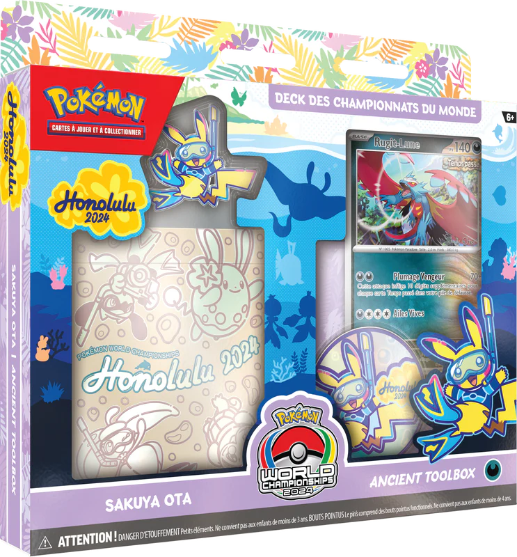 2024 Pokemon World Championship Deck (Set of 4)(French) - Image 2