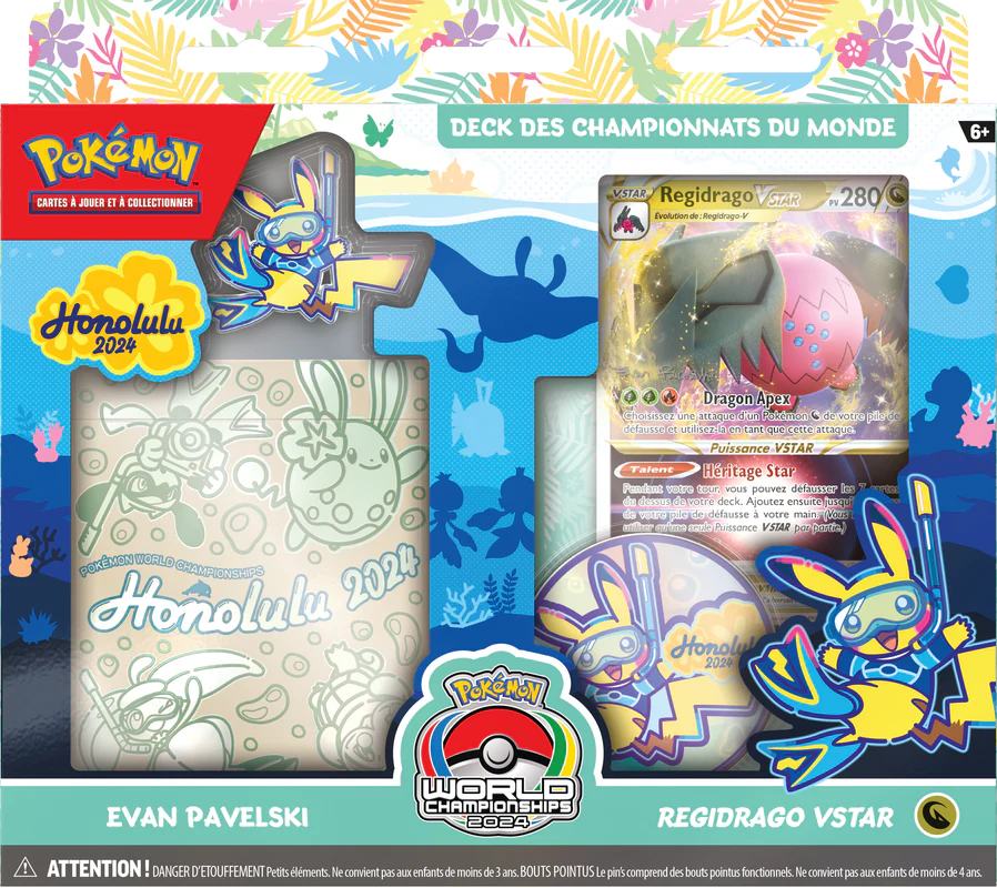 2024 Pokemon World Championship Deck (Set of 4)(French) - Image 3