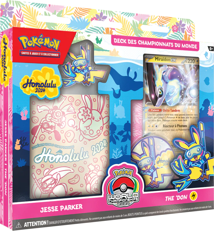2024 Pokemon World Championship Deck (Set of 4)(French) - Image 4