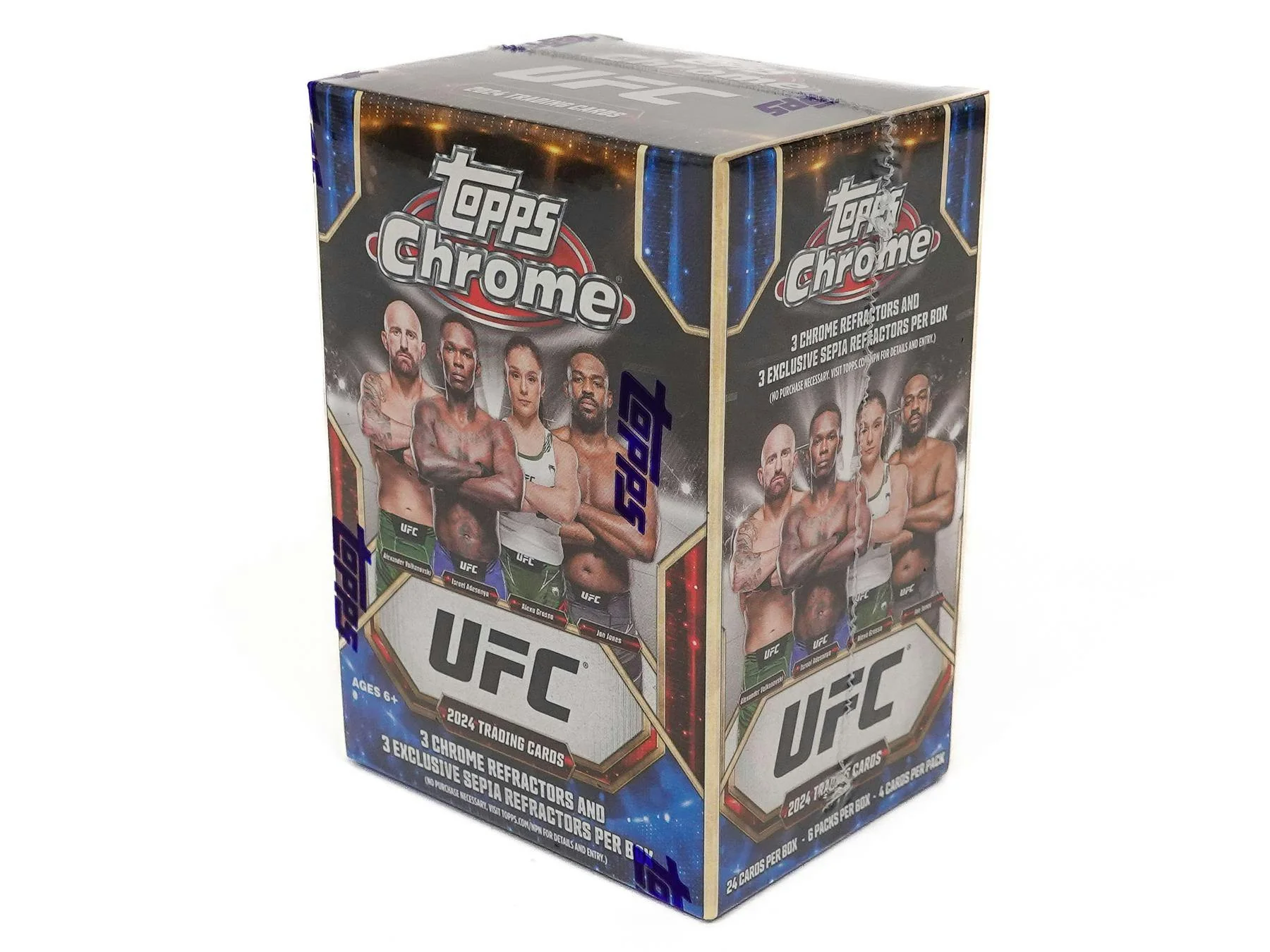 2024 Topps Chrome UFC 6-Pack Blaster Box - Image 2