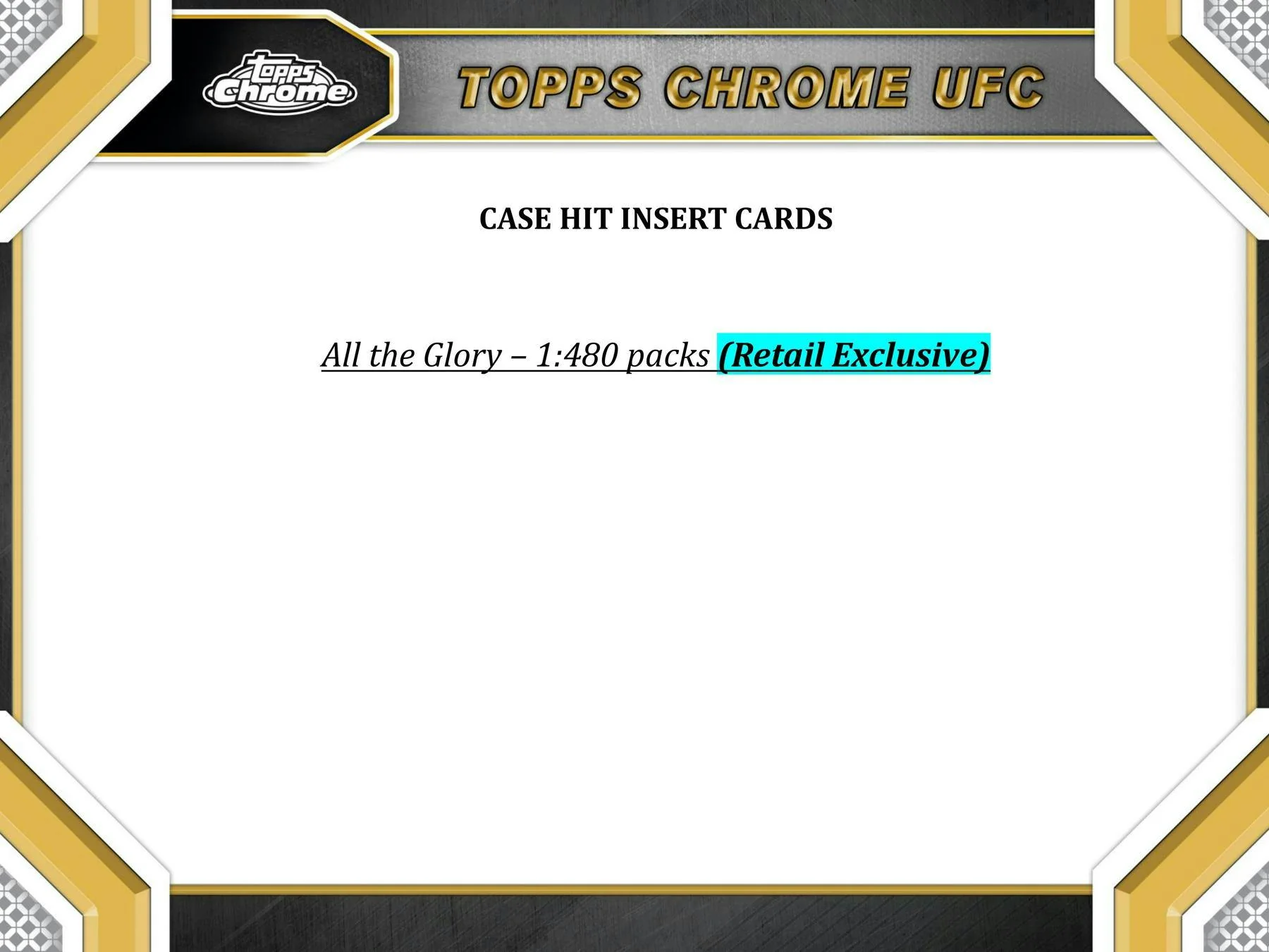 2024 Topps Chrome UFC 6-Pack Blaster Box - Image 6