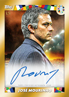 2024 Topps Jose Mourinho EURO Platinum Curated Set - Image 4