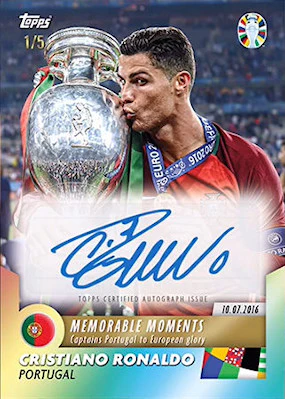 2024 Topps Jose Mourinho EURO Platinum Curated Set - Image 5